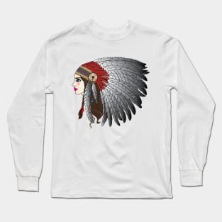 indian girl Long Sleeve T-Shirt